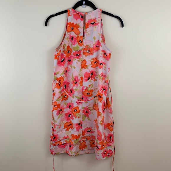 LOFT Floral Sleeveless Tiered Hem Halter Dress - Picture 3 of 9